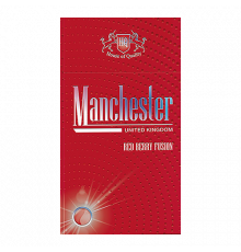 Manchester Red Berry (Манчестер Клубника Ментол с кнопкой)