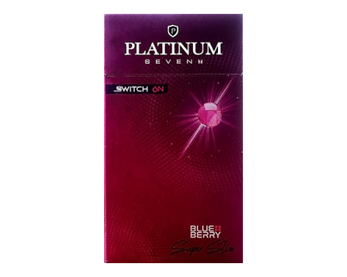 Platinum Seven Superslims Blueberry Switch On (Платинум Суперслимс Черника)